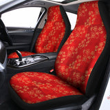 Chinese Cherry Blossom Pattern Print Universal Fit Car Seat Covers 102422