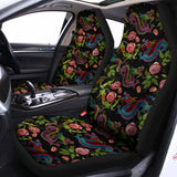 Chinese Dragon Flower Pattern Print Universal Fit Car Seat Covers 102422