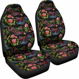 Chinese Dragon Flower Pattern Print Universal Fit Car Seat Covers 102422
