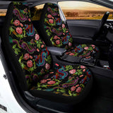 Chinese Dragon Flower Pattern Print Universal Fit Car Seat Covers 102422