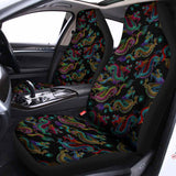 Chinese Dragon Pattern Print Universal Fit Car Seat Covers 102422