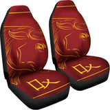 Chinese Horoscope Ox Sign Print Universal Fit Car Seat Covers 102422