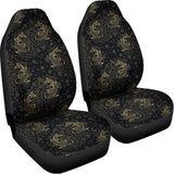 Chinese Koi Carp Pattern Print Universal Fit Car Seat Covers 102422