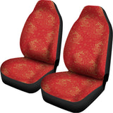 Chinese Koi Fish Pattern Print Universal Fit Car Seat Covers 102422