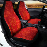 Chinese Lu Symbol Pattern Print Universal Fit Car Seat Covers 102422
