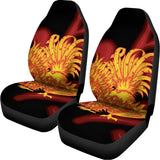 Chinese New Year Rooster Print Universal Fit Car Seat Covers 102422
