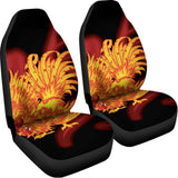 Chinese New Year Rooster Print Universal Fit Car Seat Covers 102422