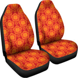 Chinese Prosperity Symbol Pattern Print Universal Fit Car Seat Covers 102422