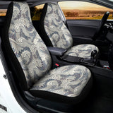 Chinese Sea Dragon Pattern Print Universal Fit Car Seat Covers 102422