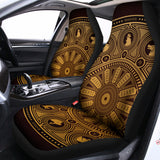 Chinese Zodiac Calendar Signs Print Universal Fit Car Seat Covers 102422