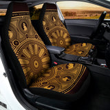 Chinese Zodiac Calendar Signs Print Universal Fit Car Seat Covers 102422