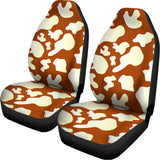 Chocolate And Milk Cow Print Universal Fit Car Seat Covers 102422