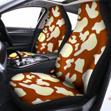 Chocolate And Milk Cow Print Universal Fit Car Seat Covers 102422