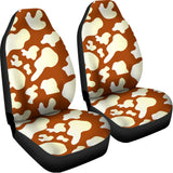 Chocolate And Milk Cow Print Universal Fit Car Seat Covers 102422