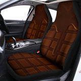 Chocolate Print Universal Fit Car Seat Covers 102422