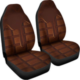 Chocolate Print Universal Fit Car Seat Covers 102422