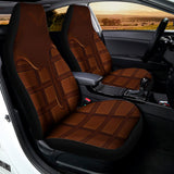 Chocolate Print Universal Fit Car Seat Covers 102422