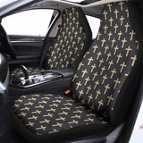 Christian Cross Pattern Print Universal Fit Car Seat Covers 102422