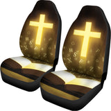 Christian Holy Bible Print Universal Fit Car Seat Covers 102422