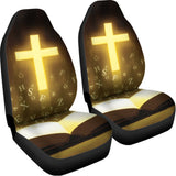 Christian Holy Bible Print Universal Fit Car Seat Covers 102422