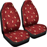 Christmas Angel Pattern Print Universal Fit Car Seat Covers 102422