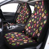 Christmas Baubles Pattern Print Universal Fit Car Seat Covers 102422