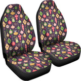 Christmas Baubles Pattern Print Universal Fit Car Seat Covers 102422