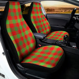 Christmas Buffalo Plaid Print Universal Fit Car Seat Covers 102422