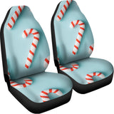 Christmas Candy Candies Pattern Print Universal Fit Car Seat Covers 102422