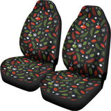 Christmas Decorations Pattern Print Universal Fit Car Seat Covers 102422