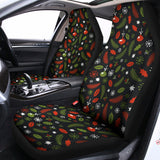 Christmas Decorations Pattern Print Universal Fit Car Seat Covers 102422