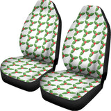 Christmas Holly Berry Pattern Print Universal Fit Car Seat Covers 102422