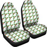 Christmas Holly Berry Pattern Print Universal Fit Car Seat Covers 102422