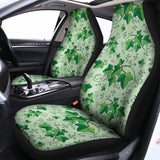 Christmas Ivy Leaf Pattern Print Universal Fit Car Seat Covers 102422