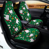 Christmas Llama Pattern Print Universal Fit Car Seat Covers 102422