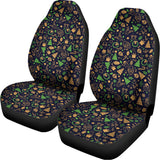 Christmas Party Elements Pattern Print Universal Fit Car Seat Covers 102422