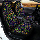 Christmas Party Elements Pattern Print Universal Fit Car Seat Covers 102422