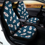 Christmas Polar Bear Pattern Print Universal Fit Car Seat Covers 102422