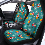 Christmas Santa Gift Pattern Print Universal Fit Car Seat Covers 102422