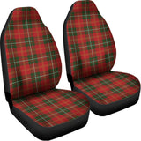 Christmas Scottish Tartan Pattern Print Universal Fit Car Seat Covers 102422