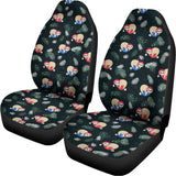 Christmas Sleeping Sloths Pattern Print Universal Fit Car Seat Covers 102422