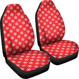 Christmas Snowflake Pattern Print Universal Fit Car Seat Covers 102422