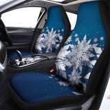 Christmas Snowflake Print Universal Fit Car Seat Covers 102422