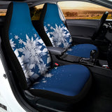 Christmas Snowflake Print Universal Fit Car Seat Covers 102422