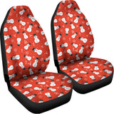 Christmas Snowman Pattern Print Universal Fit Car Seat Covers 102422