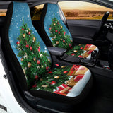 Christmas Tree And Snow Print Universal Fit Car Seat Covers 102422