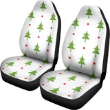 Christmas Tree And Star Pattern Print Universal Fit Car Seat Covers 102422