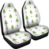 Christmas Tree And Star Pattern Print Universal Fit Car Seat Covers 102422