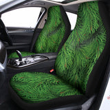 Christmas Tree Branches Print Universal Fit Car Seat Covers 102422