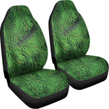 Christmas Tree Branches Print Universal Fit Car Seat Covers 102422